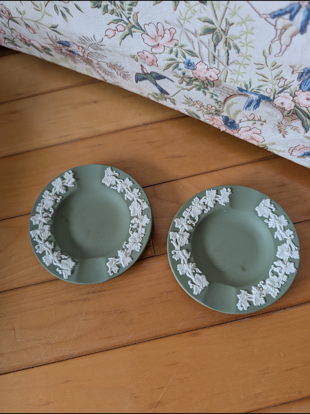 Wedgwood Sage Green Ashtrays